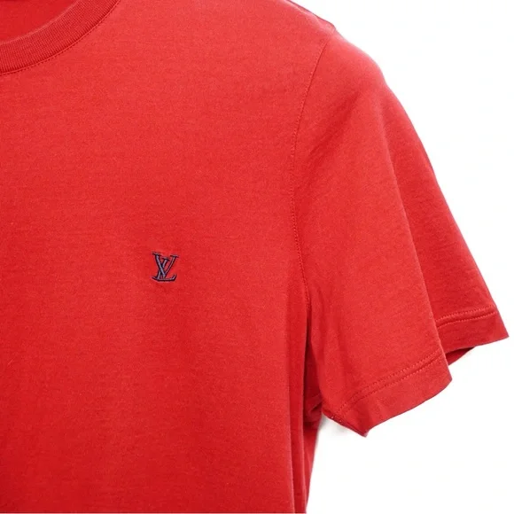 Louis Vuitton Logo Embroidered T Shirt - Picture 3 of 3